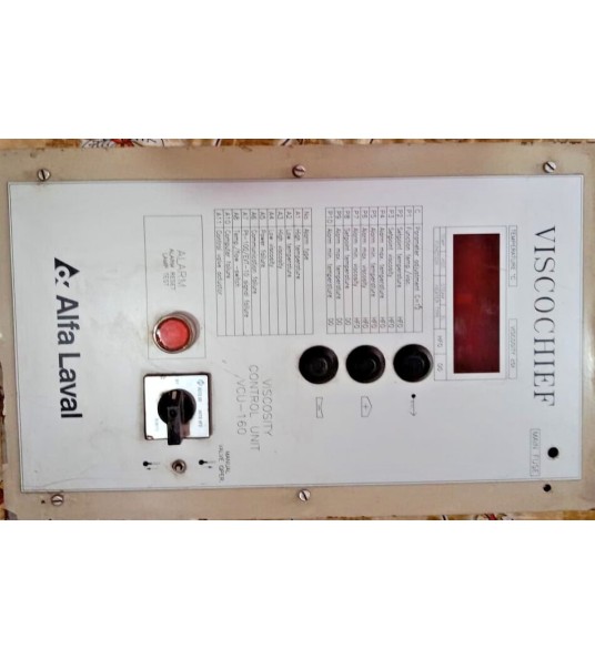 Alfa laval vcu-160 viscochief viscosity control unit version 