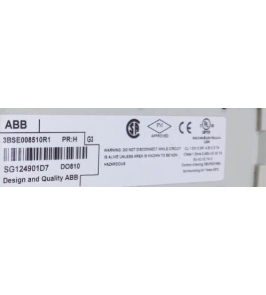 Abb do810 digital output module 3bse008510r1 with base (Tested)