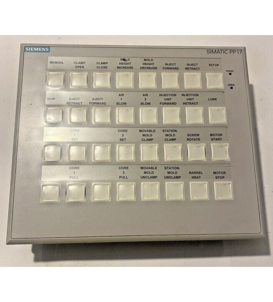 Siemens 6AV3688-3ED13-0AX0 Push Button Panel PP17-II