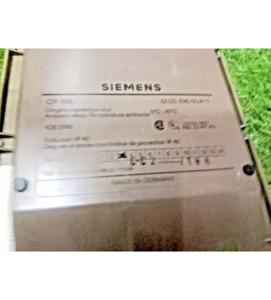 Siemens 6ES5 396-0UA11 Simatic OP396 Operator Panel