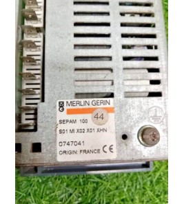 Merlin Gerin Sepam 100 Control Panel S01 Mi X02 X01 Xhn