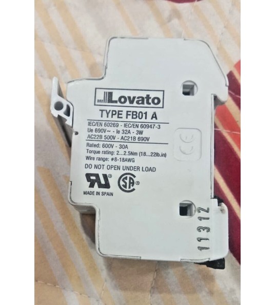 Lovato FB01A2P Fuse Holder 32A