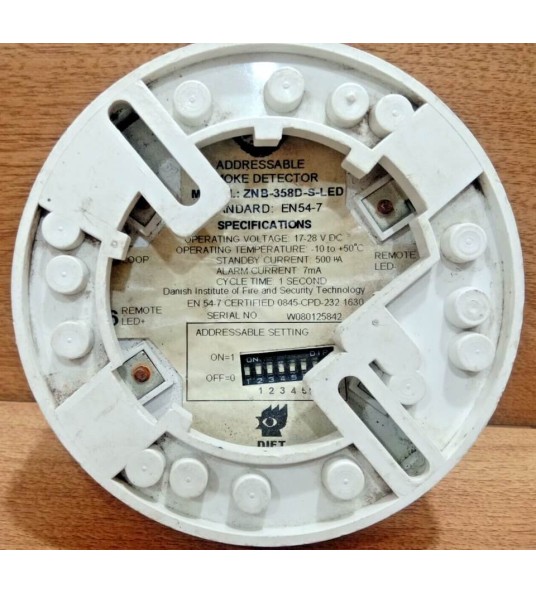 Addressable znb-358b-s-led smoke detector