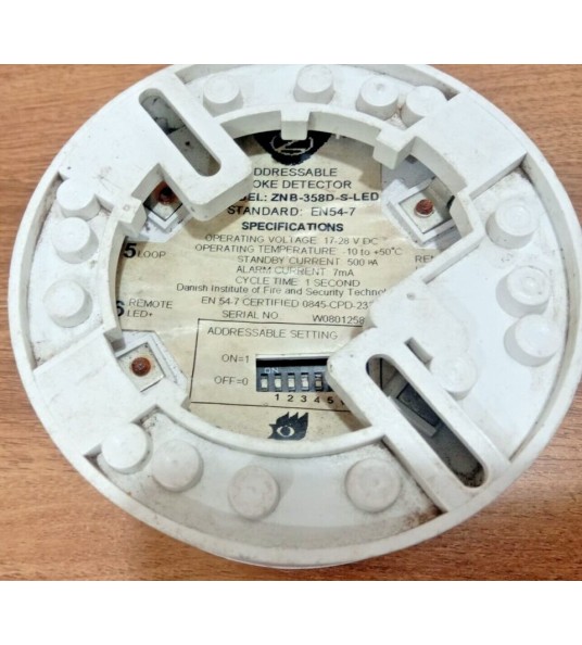 Addressable znb-358b-s-led smoke detector