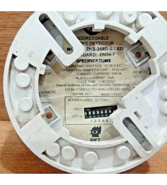 Addressable znb-358b-s-led smoke detector