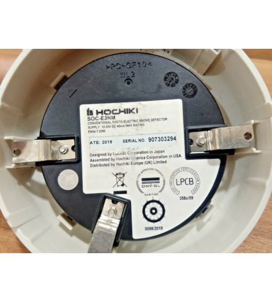 Hochiki soc-e3nm conventional photo-electric smoke detector