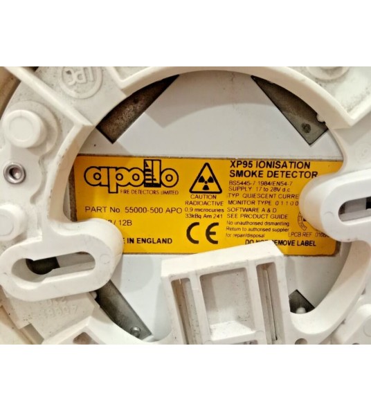 Apollo xp95 ionisation smoke detector  55000-500 apo