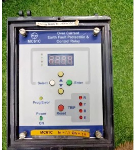 L&t MC61C over current earth fault Protection & Control Relay (Tested)