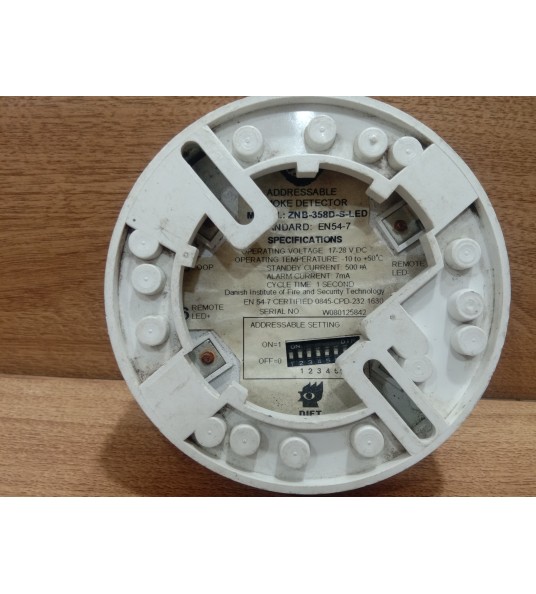 Set of 8X Addressable znb-358b-s-led smoke detector