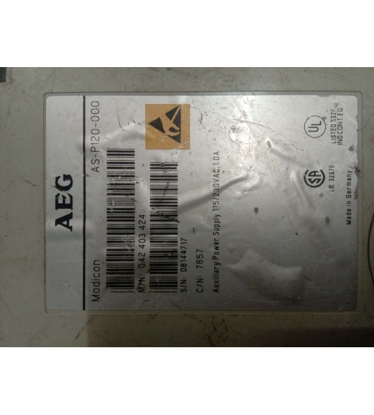 Aeg as-p120-000 auiliary power supply 042403424