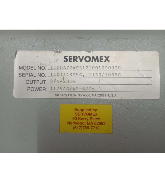 Servomex series 1100 Control analyser 1100a72403121001000000