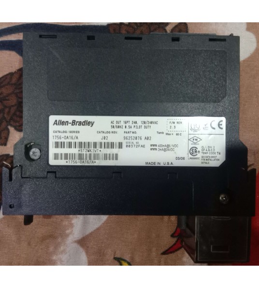 Allen-Bradley 1756-0a16\a Ac output 96252076 A02