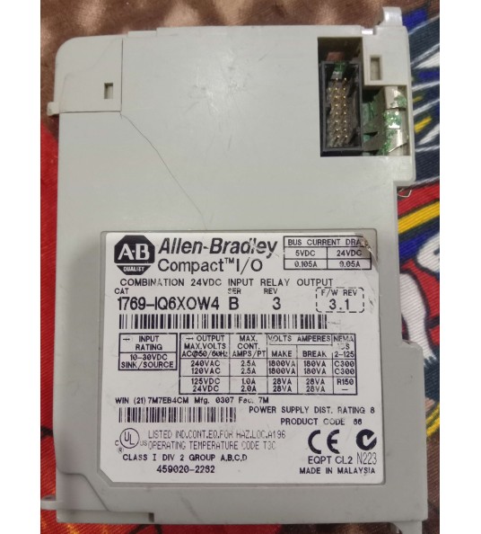 Allen-bradley 1769-iq6xow4 input relay output 459020-2232